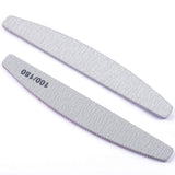 50 Packs Nail Buffering Files 100/180 Grits Doubled Sides Emery Boards Coarse Nail File Set