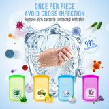 400pcs Portable Travel Hand Washing Paper Soap Sheets Antibacterial Skin Friendly Disposable Water Soluble, Great for Camping, Hiking Outdoor … (Mix) (Mix2)