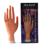 Mia Secret Nail Art System Practice Soft Mannequin Hand Tool for Nail Art Practice