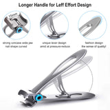 Thick Toenail Clippers, Mens Nail Clippers for Large Big Thick Nail and Toenail Senior Nail Clippers with Easy Grip Rubber Handle for Podiatrist/Ingrown/Seniors/Professional (Gift Box) (Black)