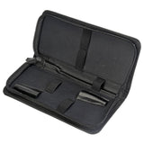 Neverland Beauty 1pc Hair Scissors Bag Leather Barber Salon Cases for hair scissors Hairdresser Accessories Shears Handbag Holder Styling Tools Storage Case (Black)