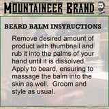 Heavy-Duty Beard Balm by Mountaineer Brand (2 oz) | Beard Tamer and Leave-in Conditioner | WV Timber Scent