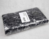 Lifesoft 100 Count Disposable Facial Spa Headbands, Individual Wrapped (Black)