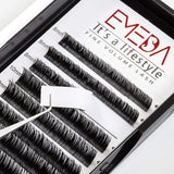 3 Packs Real Mink Lash Extensions Individual C Curl Mink Eyelash 12mm 14mm Single Length and 8-14 Mixed Length Extension Each one Pack(C Curl)