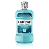 Listerine Cool Mint Antiseptic Mouthwash to Kill 99% of Germs that Cause Bad Breath, Plaque and Gingivitis, Cool Mint Flavor, 1.0L(1Qt 1.8 fl oz)