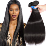 Cranberry Hair Peruvian Hair Straight 100% Unprocessed Virgin Human Hair 3 Bundle 10inch Weave Natural Black Color 10 10 10Inch