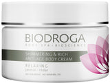 Biodroga Spa Relaxing Shimmering Rich Anti-Age Body Cream 200 ml. A divine care for dry and demanding skin. protects the skin stem cells and improves their longevity
