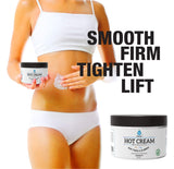 Pursonic Anti Cellulite & Muscle Relaxation Hot Cream, Diminish the Appearance Of Varicose Veins, Improves Skin Texture & Tightness, Softens & Hydrates. Made With All Natural Ingredients