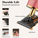GSKY Hair Clippers for Men Professional Electric Hair Trimmer for Men with Low Noise Adjustable Cordless & Rechargeable Electric Hair Beard Shaver Haircut Clipper with Guide Combs (Multicolor)
