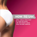 Booty Maxx Cream and Pills Kit - Big Booty Cream Enlargement - Bigger Butt Cream - Bigger Butt Pills for Women - Butt Growth Pills - Bigger Hips - Booty Growth - Booty Enlargement - Booty Maxx