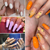 Makartt Gel Nail Polish, 22PCS Pastel Neon Gel Pink Blue Yellow Green Purple Red Colors Gel Set with Base Coat Top Coat, 24 Bottles 8ML Soak Off Gel Polish Starter Kit for Home Use