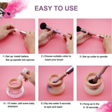 Automatic Makeup Brush Cleaner and Dryer Electric Cosmetic Brush Spinner Cleaner Device