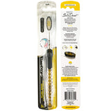 Solodent Toothbrush Soft, Silver, Charcoal & Gold Flossing Bristles (Pack of 8) Colors may vary