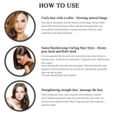 Ceramic Round Brush Gold Hair Brush Hairdressing Curling Hairstyle Brush 4 Different Sizes Professional Hairdressing Set(53mm)