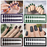 336pcs Pure Color Square False Nails Ballerina Artificial Fake nails Full Cover Fingernails Nail Tips Kit with One Crystal Nail File for Nail Art Salon DIY Decoration