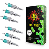 BIGWASP 4th Generation Premium Tattoo Needle Cartridges #12 Standard 5 Single Stack Magnum (5M1) 20Pcs