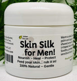 Urban ReLeaf Skin Silk for Men! Heal & protect freshly shaved faces, heads & dry rough skin! 100% Natural Balm! Heal Dry, Irritated Skin & cracked hands! Soothe after shaving! Man Dad Gift