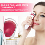 TOUCHBeauty Heated Eyelash Curler, Electric Lash Curler Safe with Smart Silicone Heating Pads and Efficient with Fast Heating Up Perfect for All Eye Shapes, Natural Curling and Long Lasting (Red)