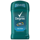 Degree Men Dry Protection Antiperspirant, Cool Rush 2.7 Oz (Pack of 3) - Packaging May Vary