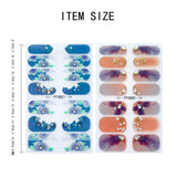 NICENEEDED Nail Full Wraps Polish Stickers Set Supplies With 5 Sheets Self-Adhesive Nail Art Decals Strips Manicure Kits Nail Art Designs For Women Girls(Color 5)