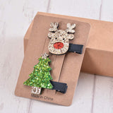 Hair Clip Hair Accessories Holiday Reindeer Hairpin Deer Hair Barrette Antler Hairpin Party Headband Set for Kids Adults