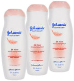 Johnson's 24 Hr Moisturizing Wash Soft Body Lotion 12 fl oz (3 pack)