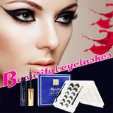 12 Pairs 3D Magnetic Eyelashes Kit With 3 Tubes Of Magnetic Eyeliner Magnetic Lashliner For Use with Magnetic False Lashes Natural Look,Easier To Use Than Traditional Magnetic Eyelashes No Glue Needed