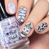 Whats Up Nails - Mermaid #3 Angular Brush for Clean Up Cuticles Skin Around Nail