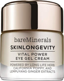 BareMinerals Skin Longevity Vital Power Eye Gel Cream, 0.5 Ounce