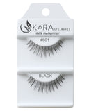 Kara Beauty Human Hair Eyelashes - 601 (Pack of 12)
