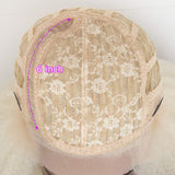 FASHION IDOL Lace Front Wigs for Black Women Afro kinky Straight Wigs 613 Synthetic Wigs with Curly Ends