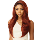 Premium Swiss Lace Front Wig Melted Hairline CATALINA Ear-to-Ear Soft Lace Pre-attached Elastic band (DR2/CINSP)