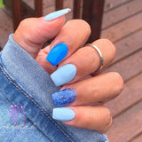 509 Dip Powder Electric Blue Color 2OZ | USA Quality | Shipped from Texas| Easy To work use| Without UV Lamp Cure Nail Natural Dry Nail Art