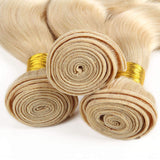 1Bundles 613 Body Wave Human Hair Light Blonde Color Bundles 100% Body Weave Human hair Extensions 100g/Bundle 3-4bundles can be full head(bundle,14")
