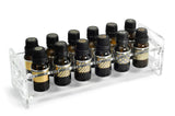 Essential Oil Display Stand Storage Holder Organizer Acrylic Clear Rack for 12 bottles (5ml 10ml 15ml) (Clear)