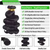 10A Brazilian Virgin Hair Body Wave 3 Bundles 10" 12" 14" 300g Brazilian Remy Virgin Body Wave Human Hair Bundles 100% Unprocessed Virgin Brazilian Remy Hair Bundles Natural Color