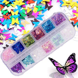 SXC Cosmetics P-05 Polygel Nail Kit with UV Lamp Butterfly Series Jelly Translucent 10 Colors 15ML Nail Extension Gel All-in-One Nail Enhancement Starter Gel Builder Nail Technician Set