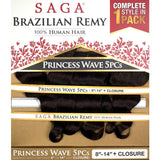 Saga Brazilian Remy Hair Weave - PRINCESS WAVE 5PCS (SOP43027)