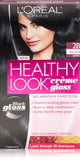 3 Pk, L'Oreal Paris Healthy Look Creme Gloss, Blue Black/Licorice #2B