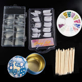 42 in 1 Combo Nail Art Set Acrylic Nail Powder Glitter Brush Nail Art Tools Kit Set for Professional and Home Use