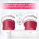 TOUCHBeauty Heated Eyelash Curler, Electric Lash Curler Safe with Smart Silicone Heating Pads and Efficient with Fast Heating Up Perfect for All Eye Shapes, Natural Curling and Long Lasting (Red)