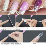 BTArtbox Nail Glue - 20PCS Nail Glue for Acrylic Nails, Professional Strong Adhesive Nail Glue for Press on Nails, 0.07 oz per tube