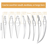 8 Pieces Dreadlocks Tool Sisterlocks Craft Dreadlocks Hair Extensions Locks Tool Hair Locking Tool Tightening Accessories for Different Christmas Braiding Hair Accessory