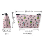 Cosmetic Bags for Women, Large Capacity Travel Makeup Pouch Portable Travel Waterproof Toiletries Accessories Organizer Pink Unicorn Flamingo Gifts