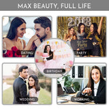 Maxfull Tape In Remy Hair Extensions Chocolate Brown, Double Sided Undetectable Seamless Hair Extensions, 20pcs, 22inch, 50g