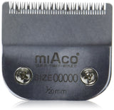 Miaco Size 00000 Ceramic Detachable Clipper Blade