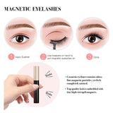 Magnetic Eyelashes With Eyeliner Kit With Reusable Hand-made Faux Lashes Natural Look 3 Pairs Pack Magnetic Eyeliner Kit With Metal Tweezer And Wispies Eyelash For Women Eye Makeup