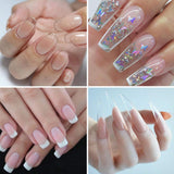 Yayoge PolyGel Nail Kit Poly Nail Gel Kit with UV Light - 2 Tubes 30ml Polygel in Clear Pink Colors Nail Extension Gel Kit with Slip Solution, Builder Gel Nail Extension Gel All-in-One Kit