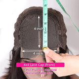4x4 Lace Frontal Wigs Human Hair 18inch Body Wave Lace Front Closure Wigs With Baby Hair Human Hair Body Wave Closure Wigs For Black Women Human Hair Natural Color