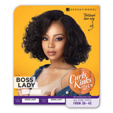Sensationnel Hair Lace Front Wig Curls Kinks & Co Boss Lady (T1B/27)